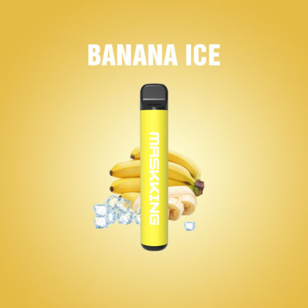 Одноразовая электронная сигарета Maskking High Pro Banana Ice (Ледяной Банан) 1000 затяжек в Донецке