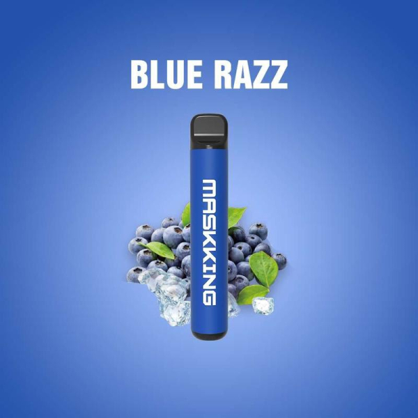 Одноразовая электронная сигарета Maskking High Pro Blue Razz (Черничный Рай) 1000 затяжек в Донецке