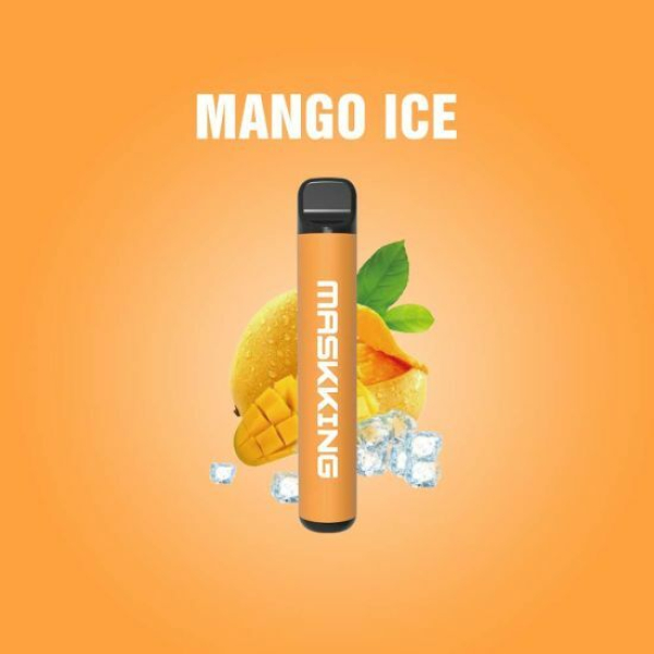 Одноразовая электронная сигарета Maskking High Pro Mango Ice (Манговый Лёд) 1000 затяжек в Донецке