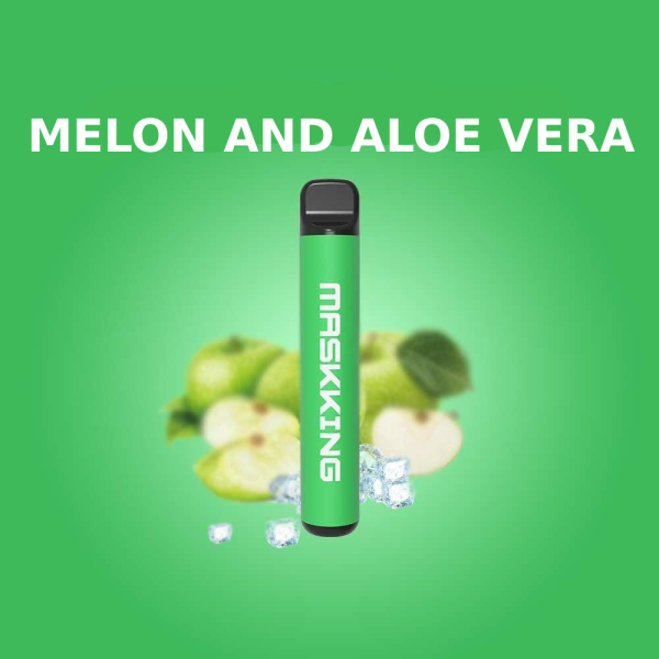 Одноразовая электронная сигарета Maskking High Pro Melon And Aloe Vera (Дыня Алоэ Вера) 1000 затяжек в Донецке