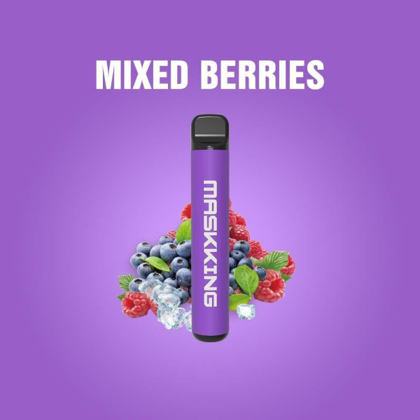 Одноразовая электронная сигарета Maskking High Pro Mixed Berries (Ягодный Рай) 1000 затяжек в Донецке