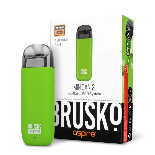 Brusko MINICAN 2 (400 мАч, Зеленый) в Донецке