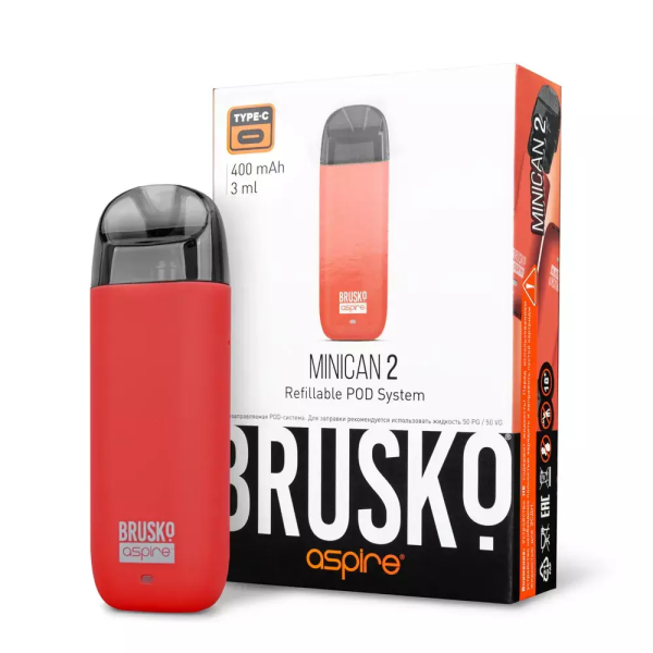 Brusko MINICAN 2 (400 мАч, Красный) в Донецке