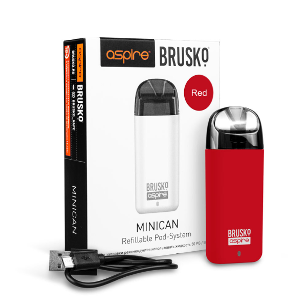 Brusko MINICAN plus (850 мАч, Красный) в Донецке