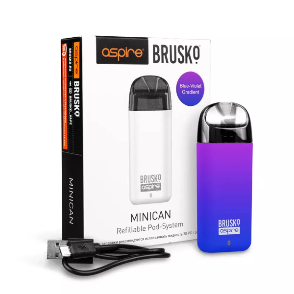 Brusko MINICAN (350 мАч, Синий,фиолетовый) в Донецке