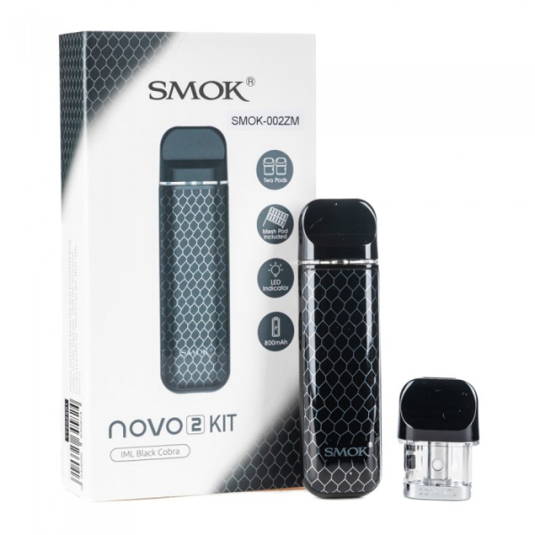 POD-система SMOK Novo 2 Pod 800 mAh Black Carbon в Донецке