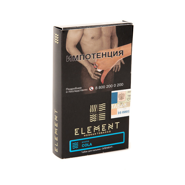 Табак ELEMENT ВОДА COLA 25 гр в Донецке