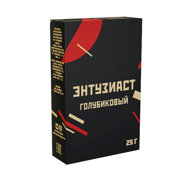Табак ЭНТУЗИАСТ ГОЛУБИКОВЫЙ 25 гр в Донецке