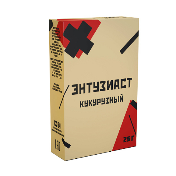 Табак ЭНТУЗИАСТ КУКУРУЗНЫЙ 25 гр в Донецке