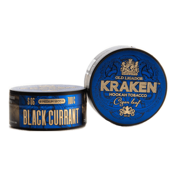 Табак Kraken Medium Seco Black Currant (Черная Смородина) 100 гр в Донецке