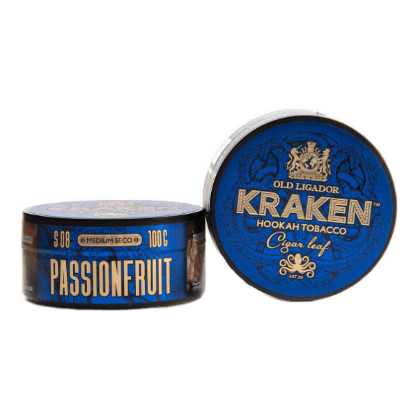Табак Kraken Medium Seco Passion Fruit (Маракуйя) 100 гр в Донецке