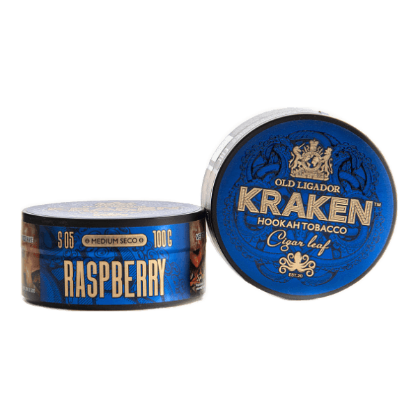 Табак Kraken Medium Seco Raspberry (Малина) 100 гр в Донецке