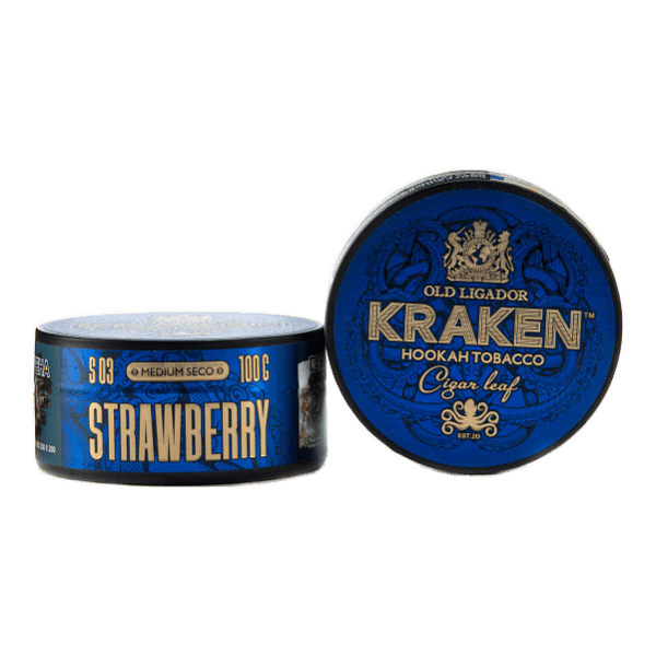 Табак Kraken Medium Seco Strawberr (Клубника) 100 гр в Донецке