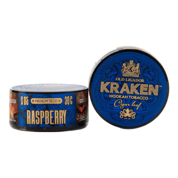 Табак Kraken Medium Seco Raspberry (Малина) 30 гр в Донецке