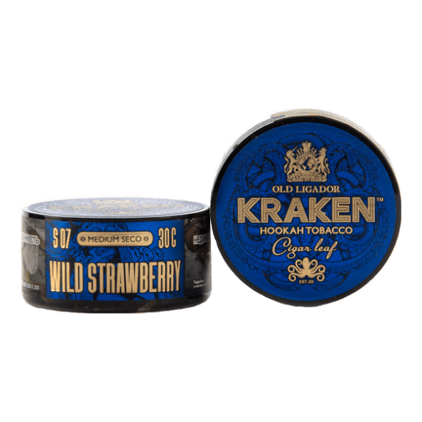 Табак Kraken Medium Seco wild strawberry (Земляника) 30 гр в Донецке