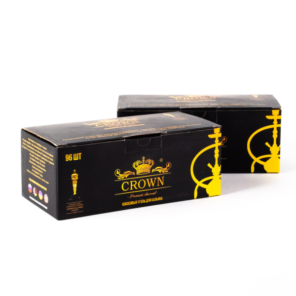 Уголь Crown Кокосовый 96 Шт (22 Мм) в Донецке