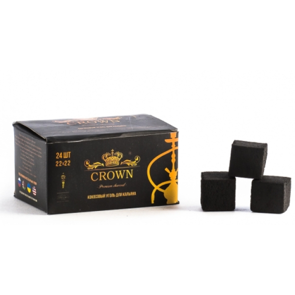 Уголь Crown Кокосовый 24 Шт (22 Мм) в Донецке
