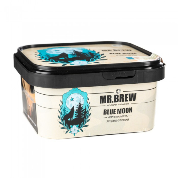 Табак Mr Brew Blue Moon (Черника с мятой) 200 гр в Донецке