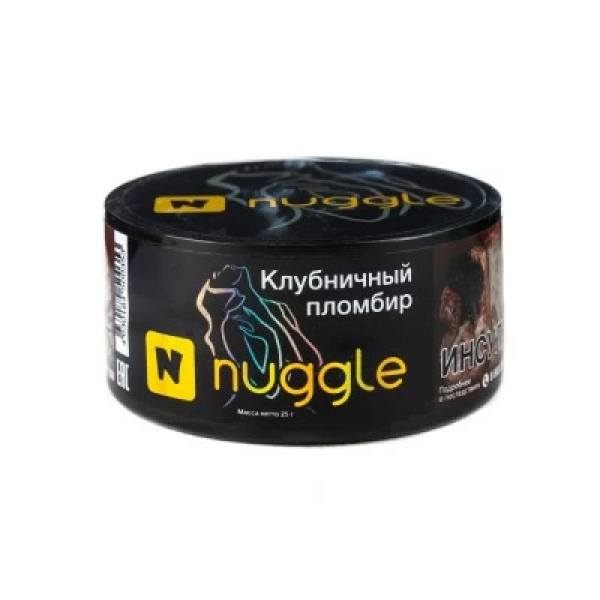 Табак Nuggle Клубничный пломбир 25 гр в Донецке