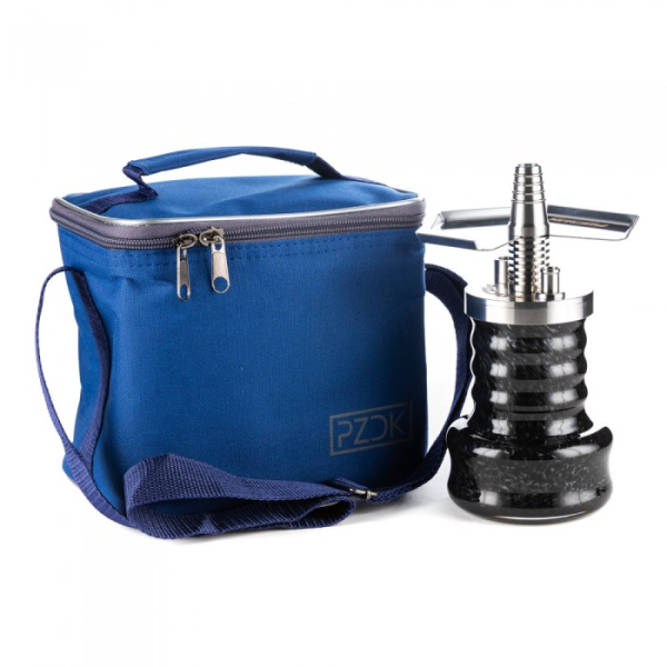 Кальян Pizduk Pro Синяя сумка Черная колба (21 см) в Донецке
