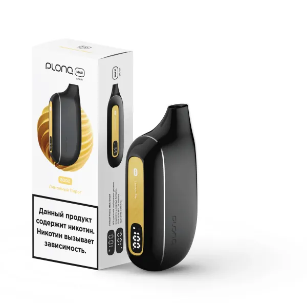 Plonq Max Smart Лимонный Пирог (8000 Затяжек) 20 Мг в Донецке