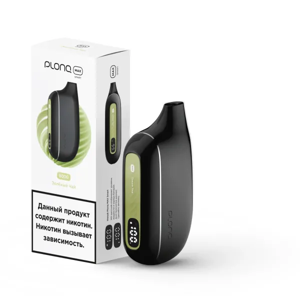 Plonq Max Smart Зеленый Чай (8000 Затяжек) 20 Мг в Донецке