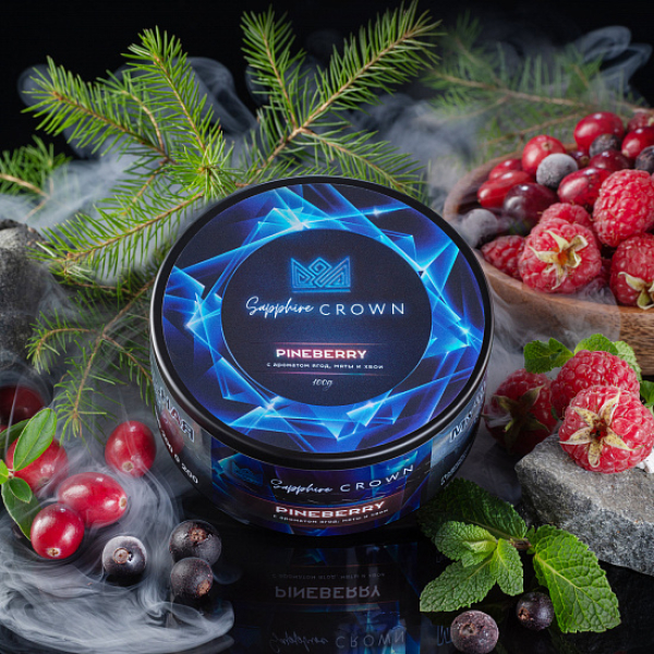 Табак Sapphire Crown Pineberry (Ягоды хвоя Мята) 100 гр в Донецке