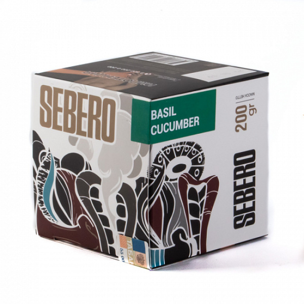Табак SEBERO BASIL CUCUMBER 200 грамм в Донецке