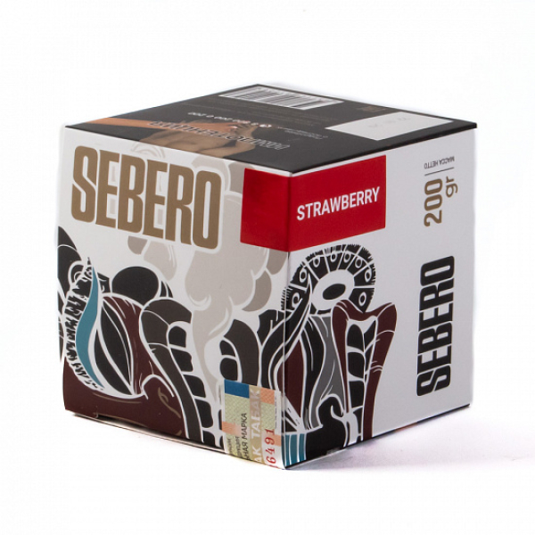 Табак SEBERO STRAWBERRY 200 грамм в Донецке