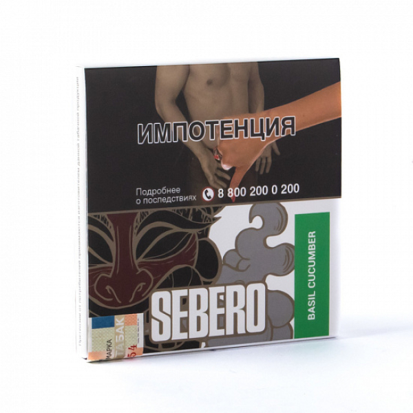 Табак SEBERO BASIL CUCUMBER 40 грамм в Донецке