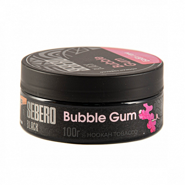 Табак SEBERO BLACK BUBBLE GUM 100 гр в Донецке