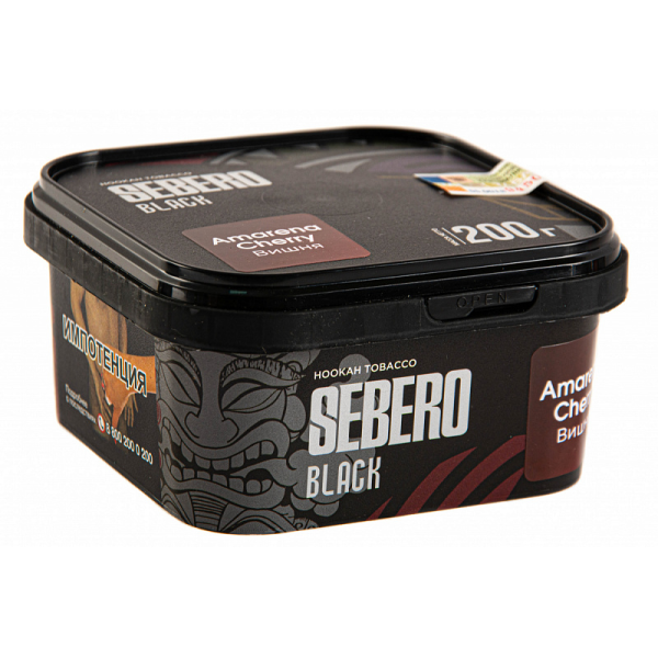 Табак SEBERO BLACK AMARENA CHERRY 200 гр в Донецке