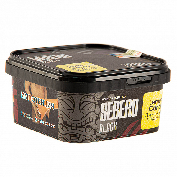 Табак SEBERO BLACK LEMON CANDY 200 гр в Донецке