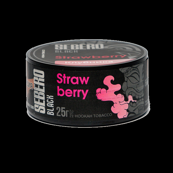 Табак SEBERO BLACK STRAWBERRY 25 гр в Донецке