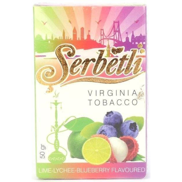 Табак Serbetli Lime Lychee Blueberry в Донецке
