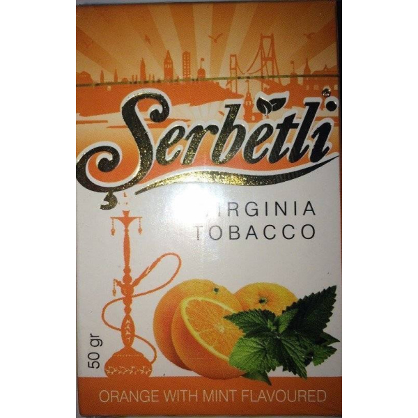 Табак Serbetli Апельсин с мятой 50 гр в Донецке