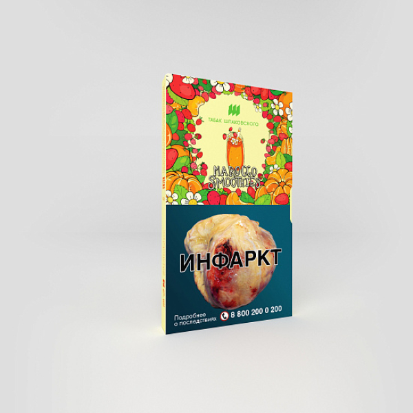 Табак ШПАКОВСКОГО MOROCCO SMOOTHIES (МАНДАРИНОВО ЗЕМЛЯНИЧНЫЙ СИМУЗИ) 40 гр в Донецке