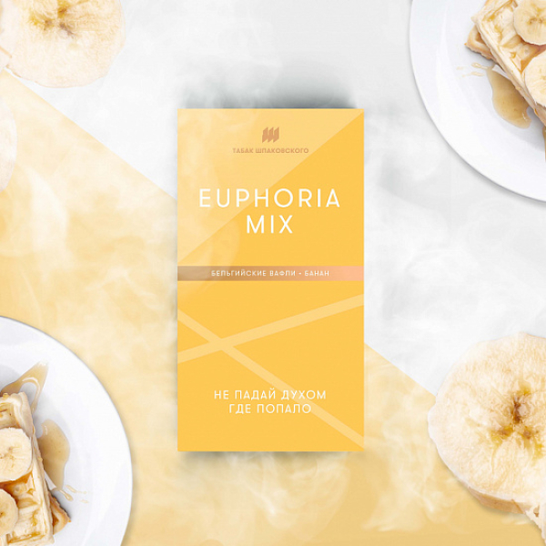 Табак Шпаковского Euphoria (Бельгийские Вафли Банан) 40 грамм в Донецке