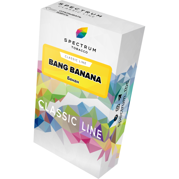 Табак Spectrum Classic bang banana 40 грамм в Донецке