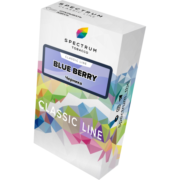 Табак Spectrum Classic blue berry 40 грамм в Донецке
