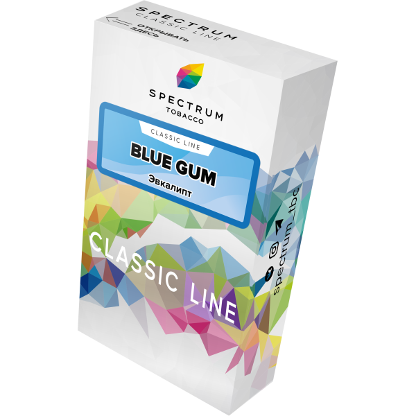 Табак Spectrum Classic blue gum 40 грамм в Донецке