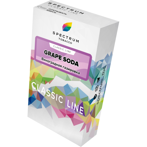 Табак Spectrum Classic grape soda 40 грамм в Донецке