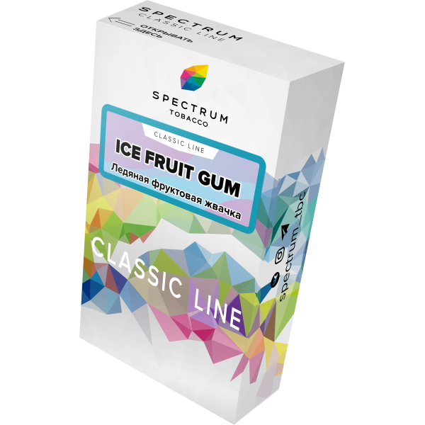 Табак Spectrum Classic ice fruit gum 40 грамм в Донецке
