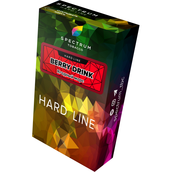 Табак Spectrum Hard berry drink 40 грамм в Донецке