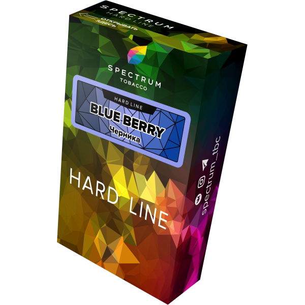Табак Spectrum Hard blue berry 40 грамм в Донецке