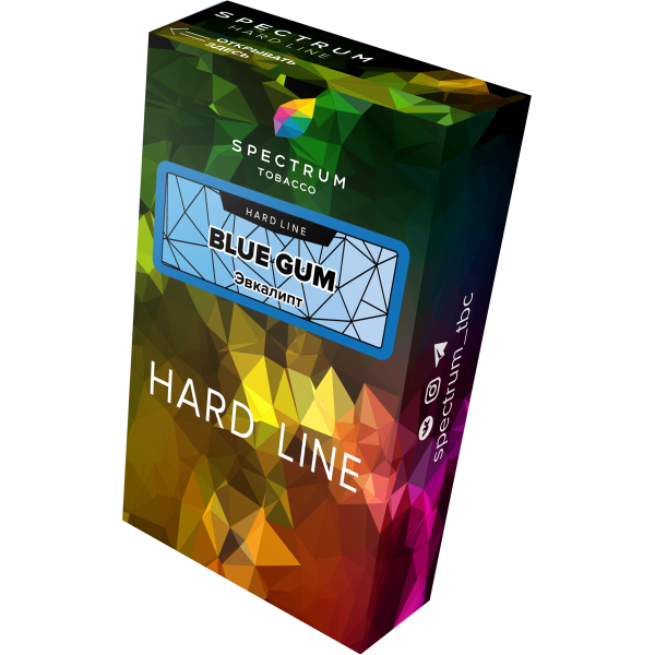 Табак Spectrum Hard blue gum 40 грамм в Донецке