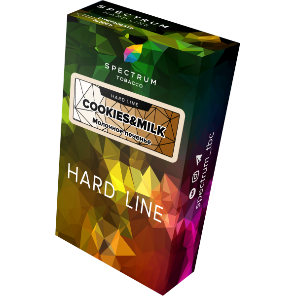 Табак Spectrum Hard cookies milk 40 грамм в Донецке