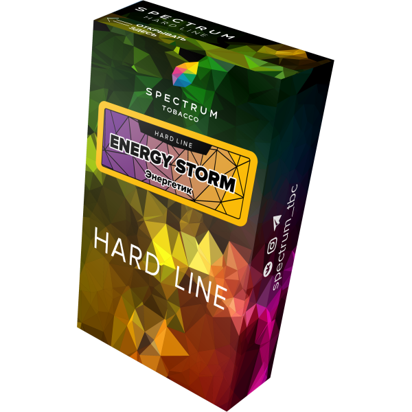 Табак Spectrum Hard energy storm 40 грамм в Донецке