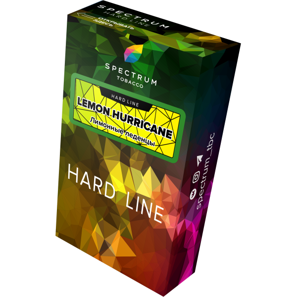 Табак Spectrum Hard lemon hurricane 40 грамм в Донецке