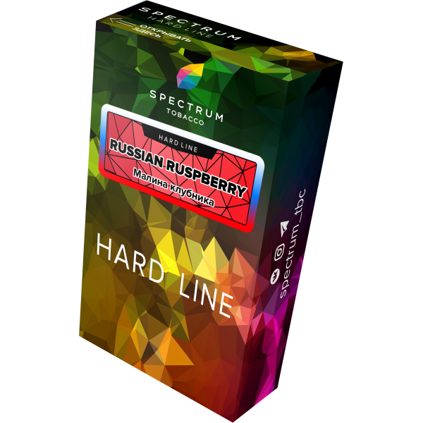 Табак Spectrum Hard russian raspberry 40 грамм в Донецке